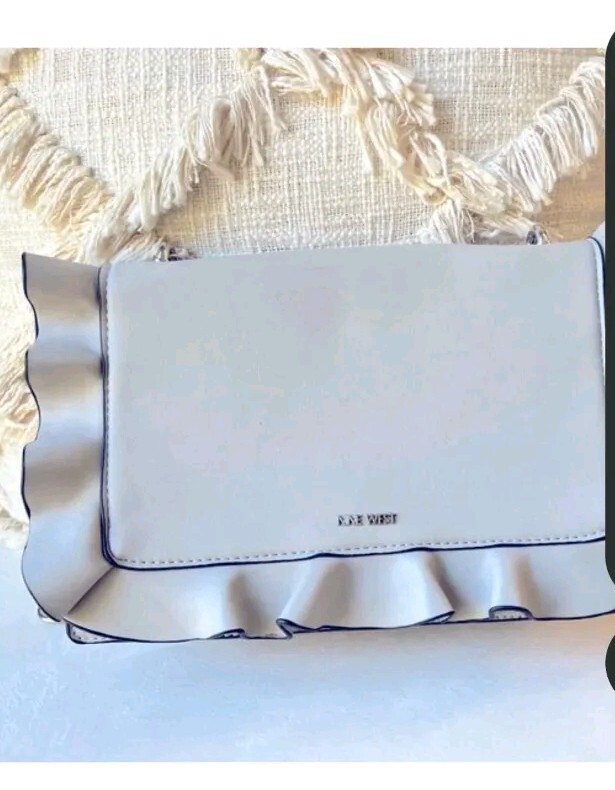 Nine West Dove Double Chain Strap Shoulder Purse
