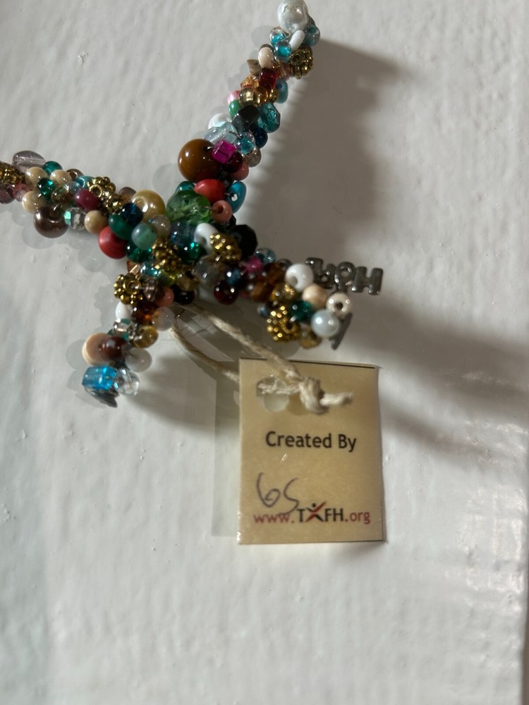 Medium Beaded Crosses Size 3.5x3 Multi-colors.