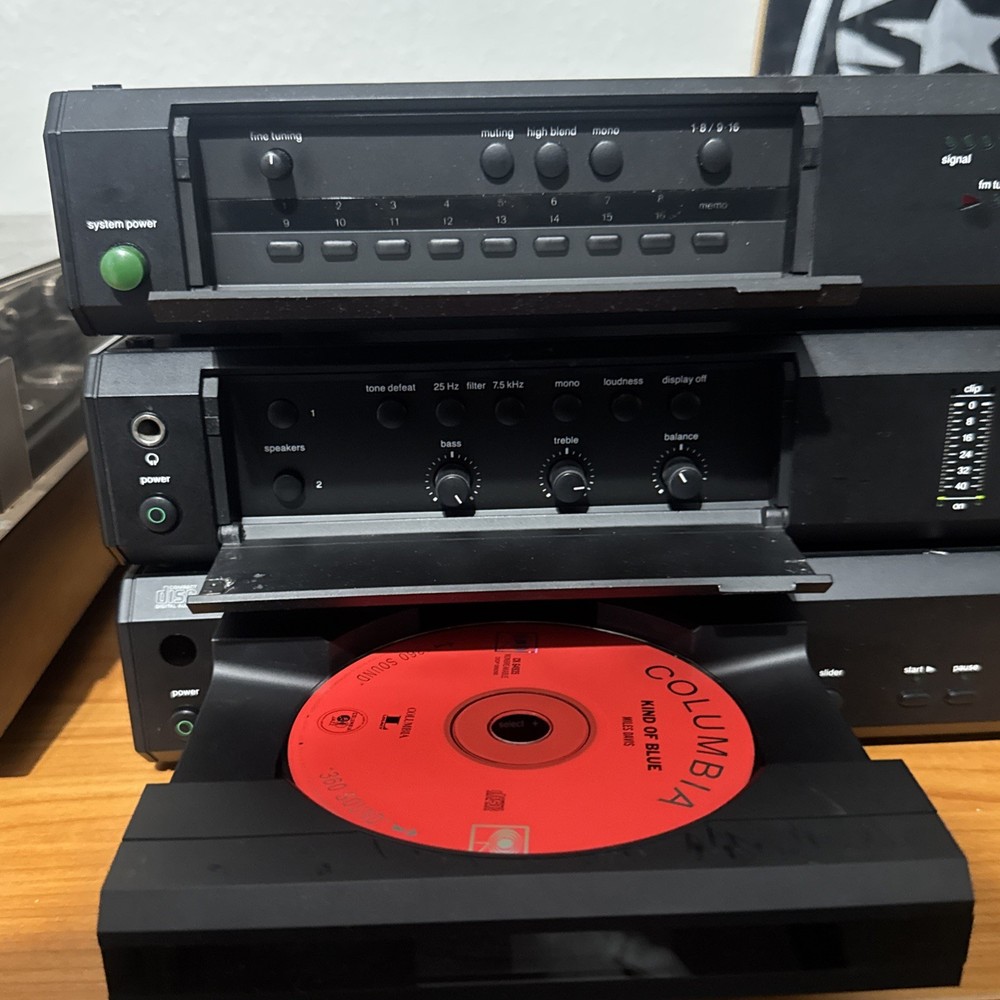 Braun Atelier Hi-Fi Stack (T2, A2, CD3) All Working And Tested
