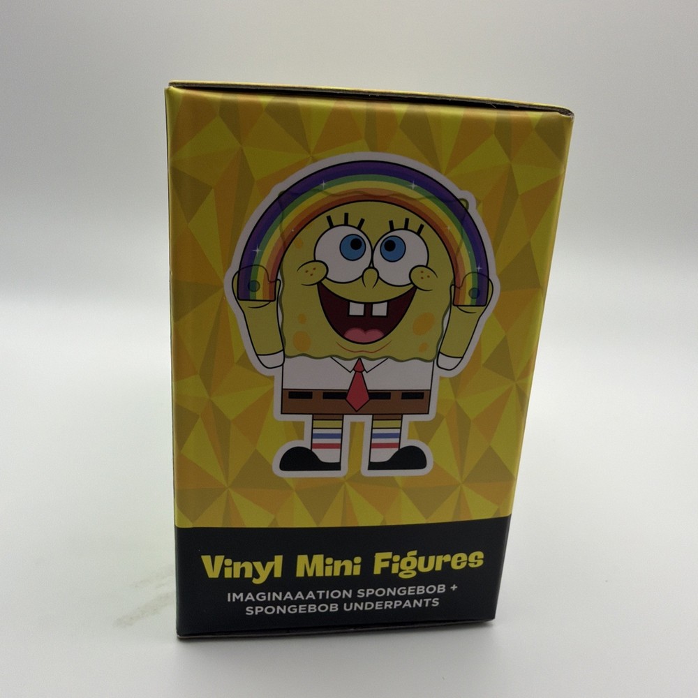Kidrobot SpongeBob SquarePants Vinyl Mini Figures 2 Pack Imaginaaaation & Under…