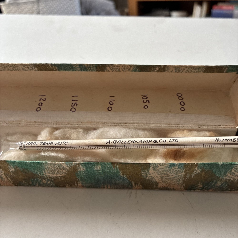 Vintage A.Gallenkamp & Co Hydrometer mint