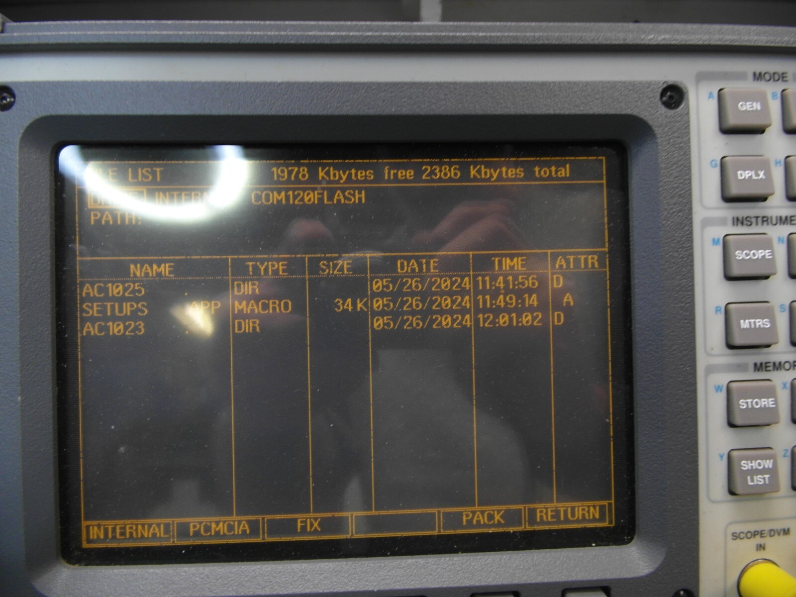 Aeroflex IFR COM-120B Communication Service Monitor CALIBRATED LOADED READ