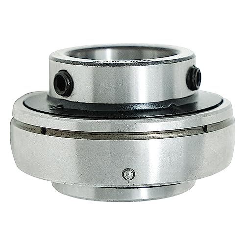 UC205-16 Insert Bearing 1" Bore, Spherical OD, Set Screws, Lube Hole (Qty 1)