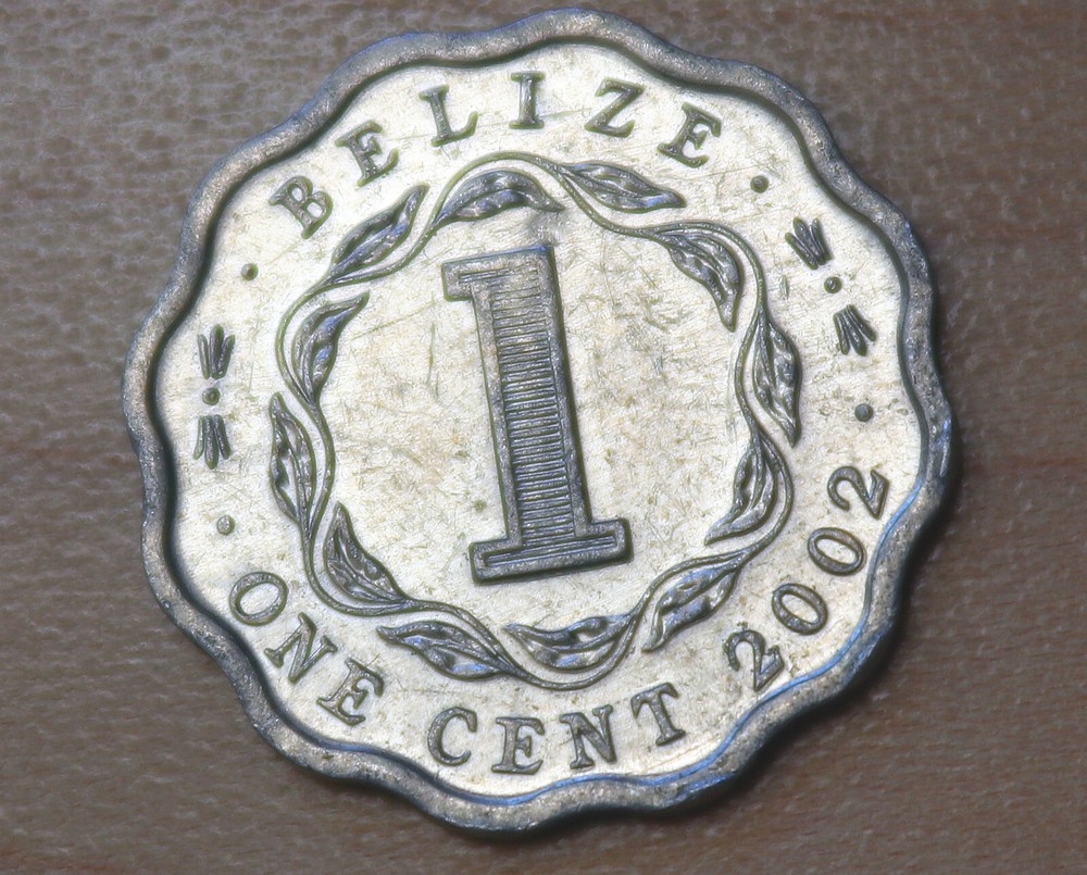 2002 Belize 1 Cent