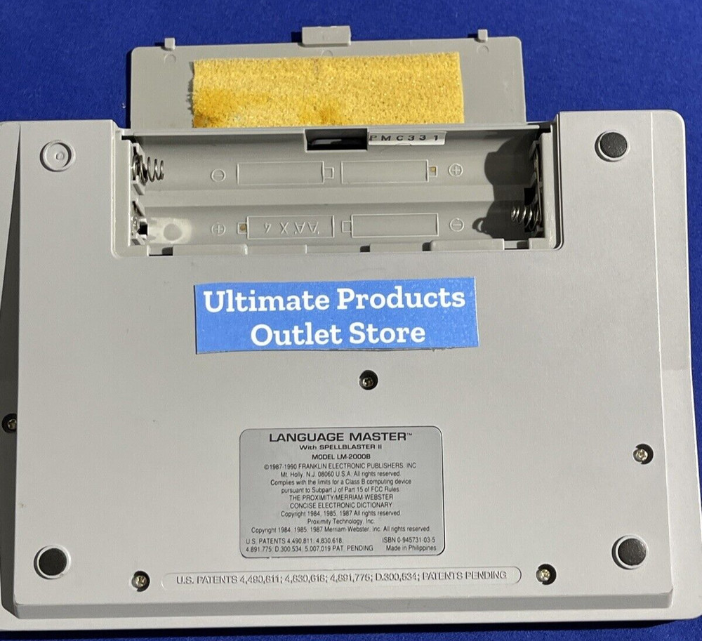 Franklin Language Master™️ Dictionary & Thesaurus LM2000B 📖1987🔥🔥🔥