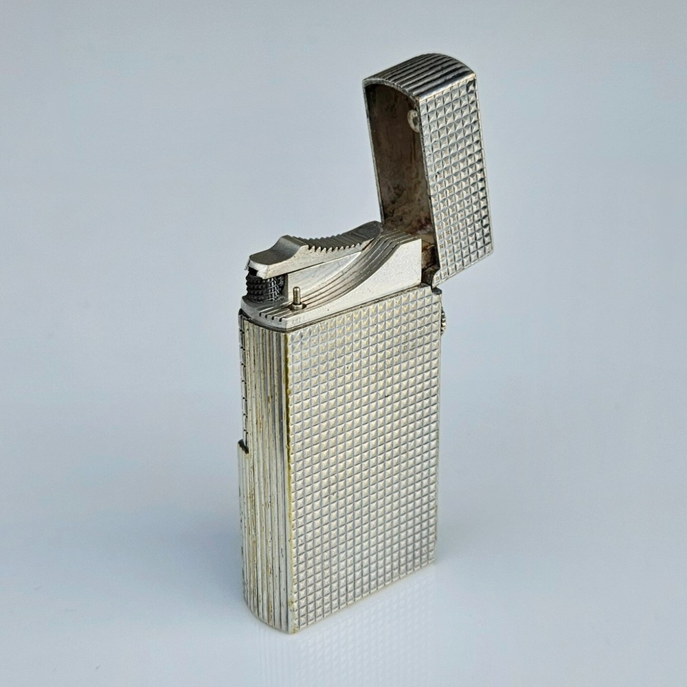 Vintage Dunhill Rollagas Silver Plated Butane Lighter