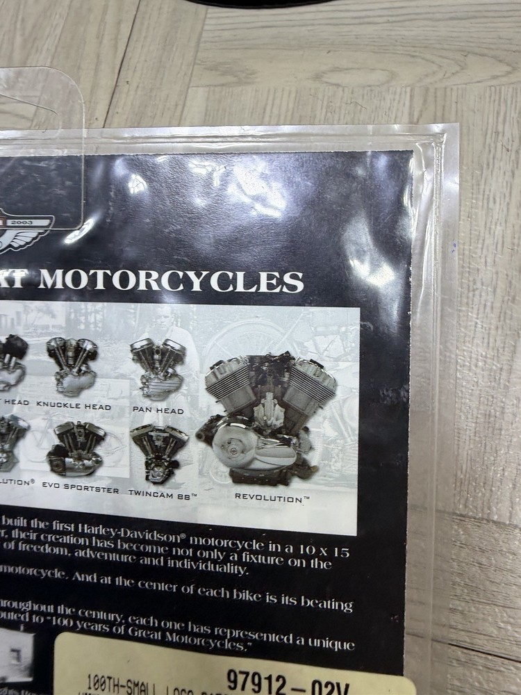 HARLEY DAVIDSON 100th Anniversary Wing PATCH Small 5” Logo 97912-02V