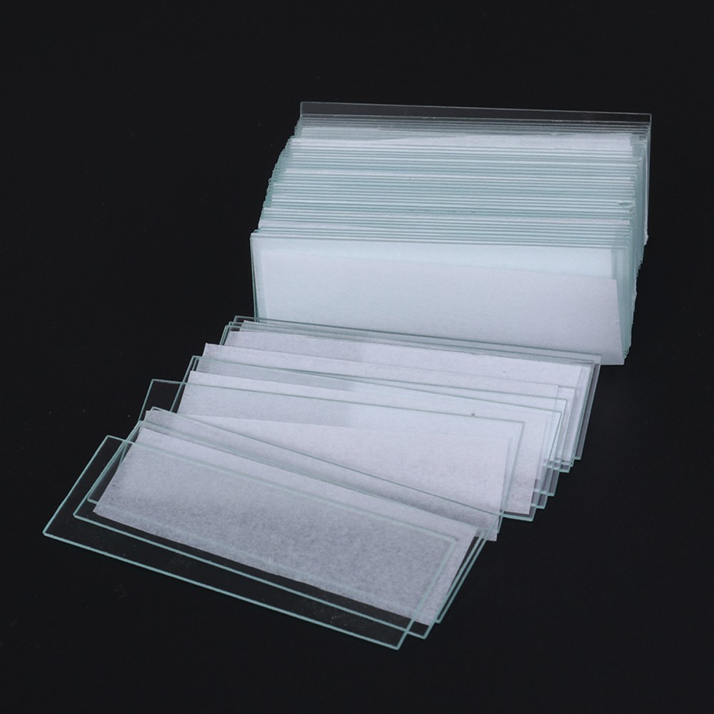 50 Slides Grade Specimens Prepared Microscope Slide Experiment Glass Slide