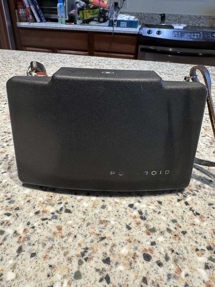 Vintage Polaroid Automatic 100 Land Camera w/ case & instructions untested