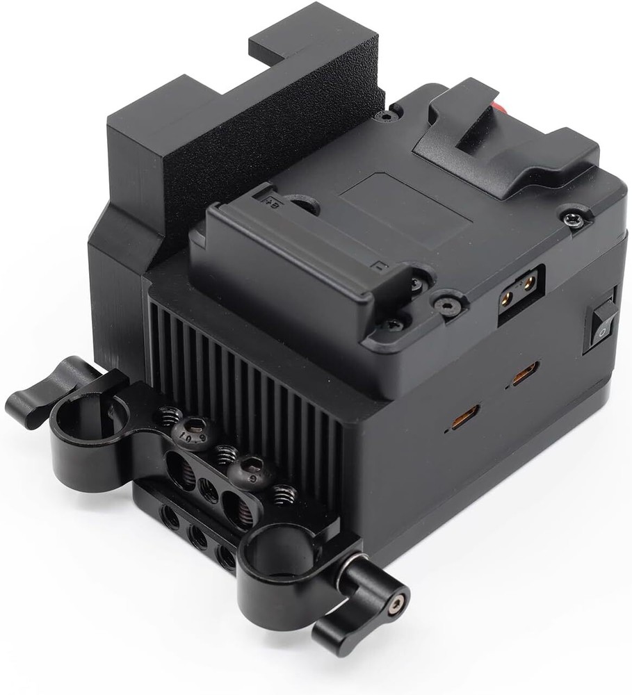 FusionRig Mini Expansion Module V-Mount Battery Mounting System Cineback USB-C