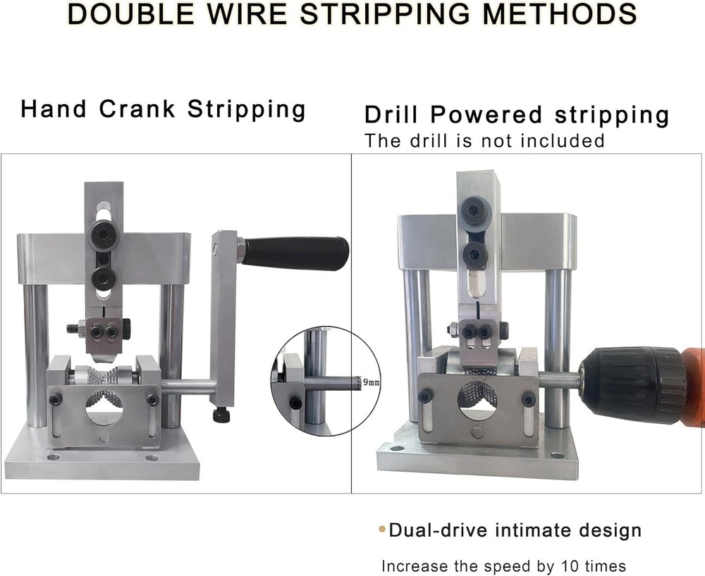 Scrap Cable Stripping Machine Copper Wire Stripping Machine Range 1mm-15mm