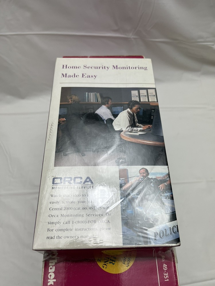 Radio Shack Monitored Motion Detector Security System 49-351 Sealed
