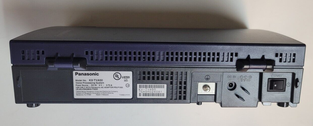 Panasonic KX-TVA50 Voice Mail Voice Processing System