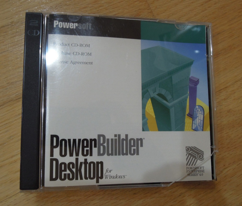 Powersoft PowerBuilder Desktop 4.0 Upgrade Windows Infobase CD Only