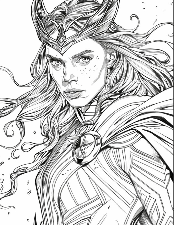 Printable Avengers Coloring Book - Digital Content - 111 Pages *PRINT REQ'D*