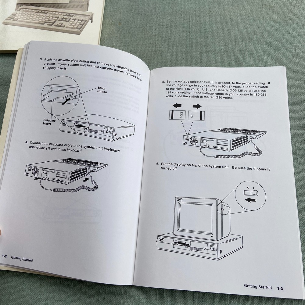 IBM Personal System PS/2 Quick Reference Guide P70 386 Model 30 286 Operations