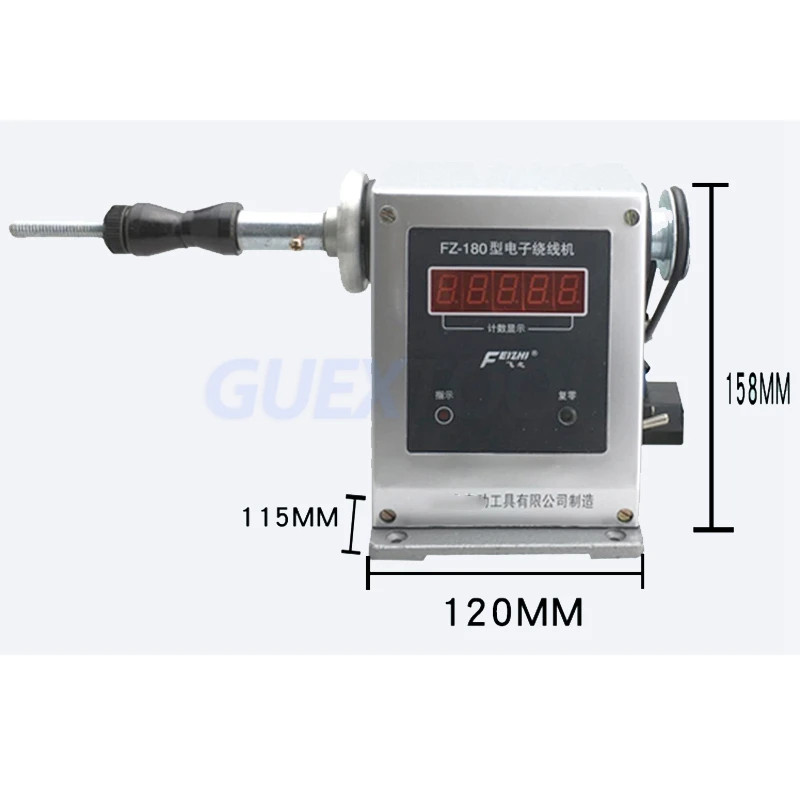 Electric Counting Winding Machine Adjustable Type Semi-automatic Winding Tool