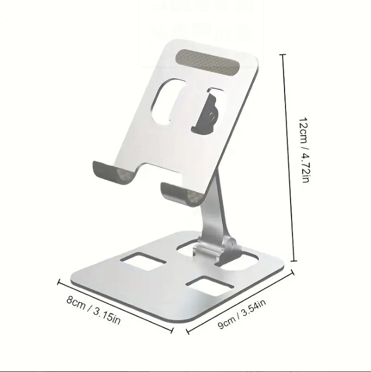 Universal Adjustable Metal Desk Tabletop Phone iPad Tablet Stand Foldable LOT
