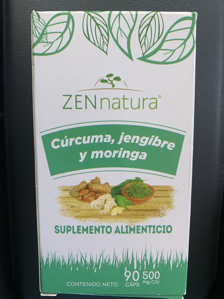 Capsulas De Moringa Curcuma Y Jengibre 90 Capsules