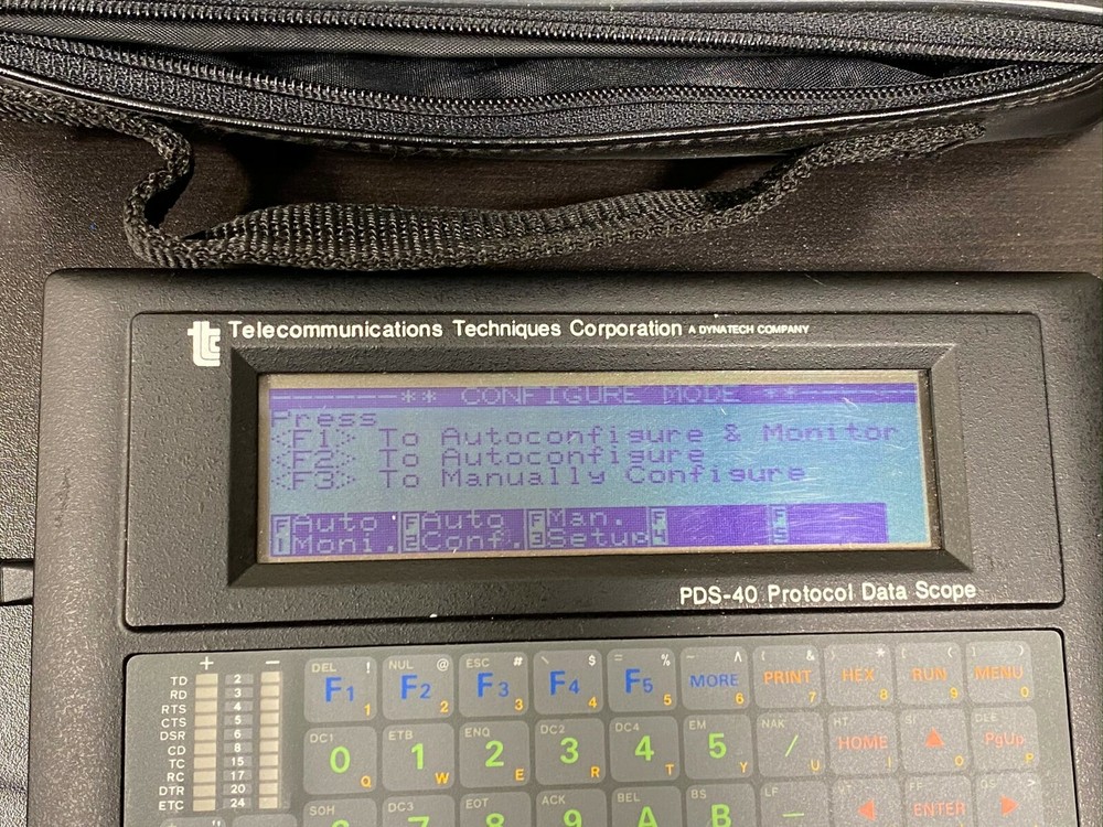 TTC Telecommunications Techniques Corp PDS-40 Protocol Data Scope