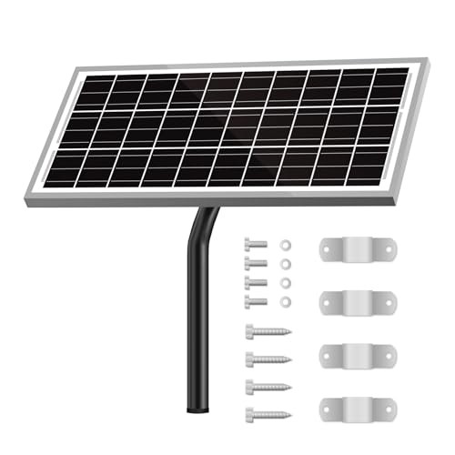 12V 10BB Solar Panel Automatic Gate Openers, Compatible with Mighty Mule, 15W