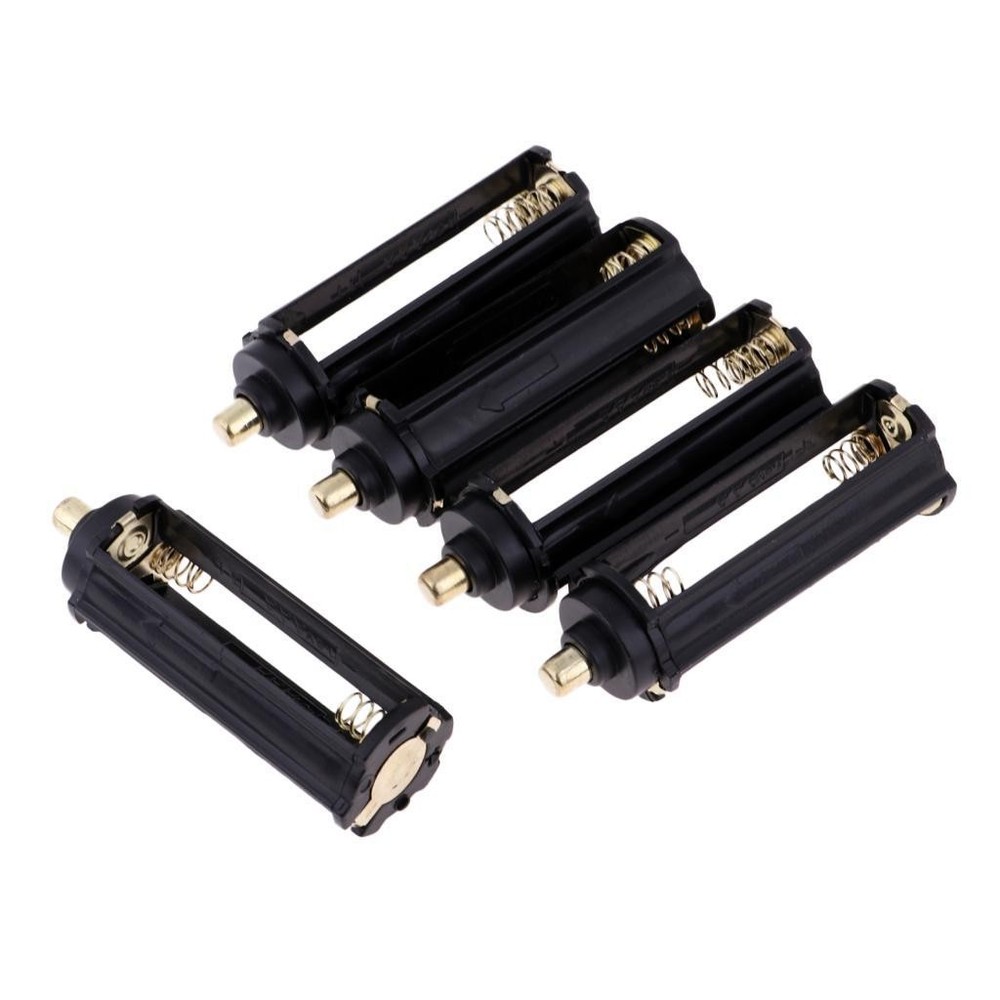 5pcs/ AAA Spring Battery Holder Box For Flashlight