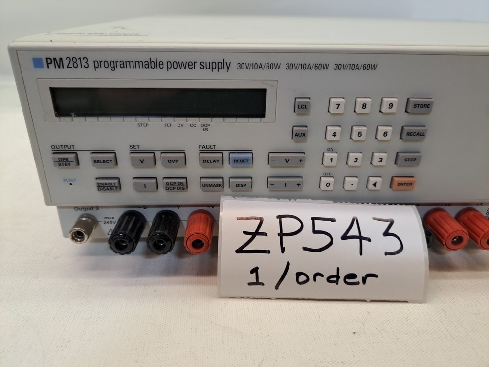 Phillips PM2813 Programmable Power Supply USED
