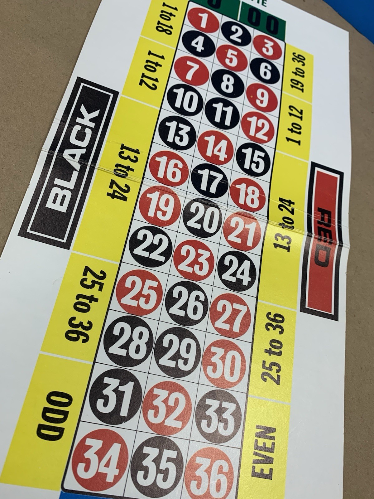 Vintage 1969 Hasbro Casino Roulette Board Game #6145 Complete Original