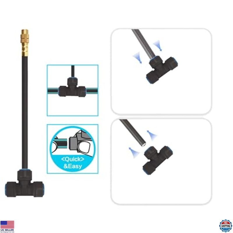 Automatic Drip Irrigation Kit - Efficient Garden Watering with 20 Spray Nozzles
