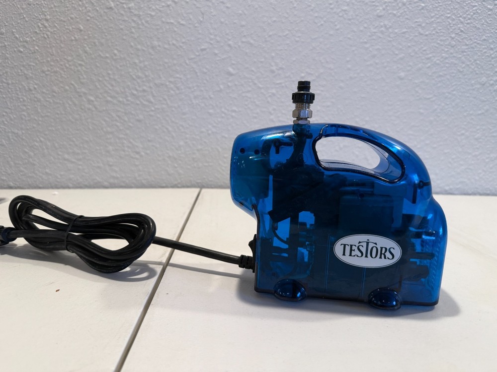 Testors Blue Mini Air Compressor for Airbrush