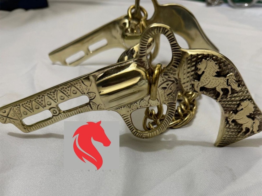Fancy Premium Brass Dragon Horse Bit Custom Handmade Equestrian Training & Perfo