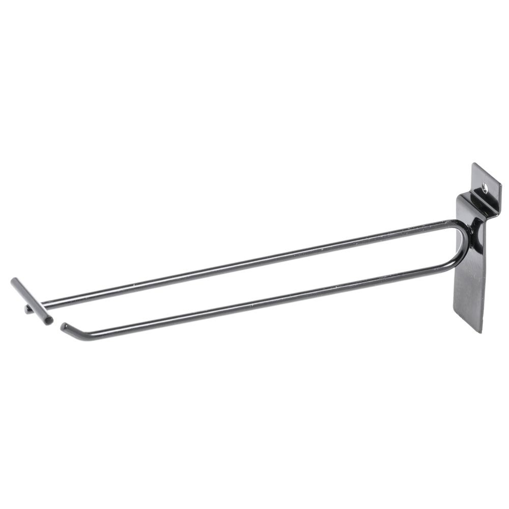 Slatwall Scanhook, 8" Black