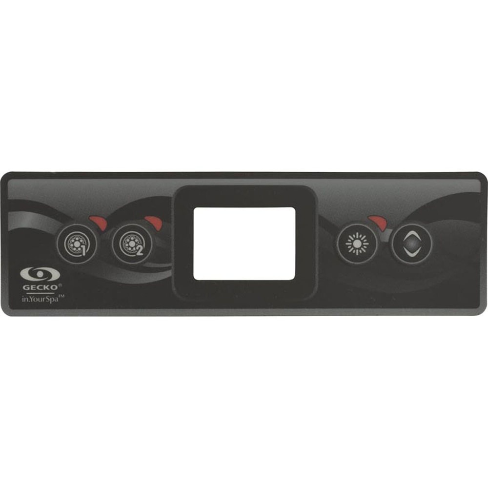Overlay, Gecko In.k300, 4 Btn, P1, P2, Light, Temp