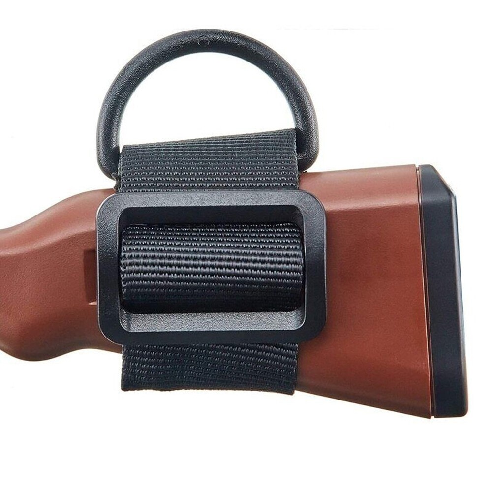 Adjustable Sling D Ring Loop Shoulder Strap Attachment for Shotgun Buttstock US