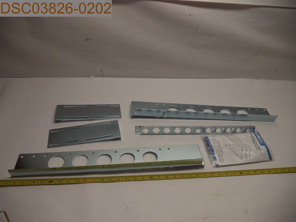 QTY= 3: Rack Solutions Adjustable Fixed Rails 19" 4Post Racks, 658456, 2UKIT-109