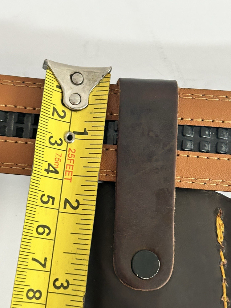 Brown Leather straight Fixed Blade Knife Sheath