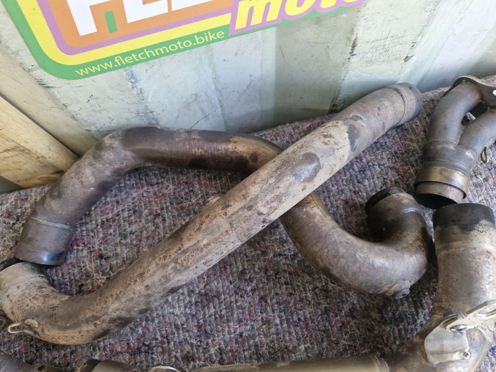 2000 DUCATI 748 EXHAUST HEADERS DOWNPIPES SYSTEM