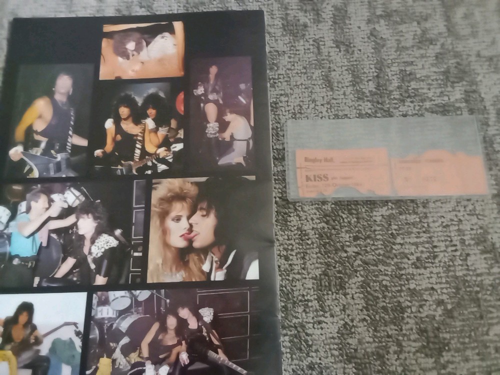 Kiss 💋 Ticket Stub History Animalize Tour 10-12-84, Stafford England 🎸Bingley
