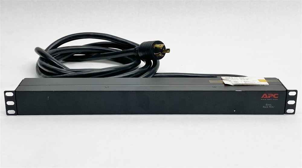 APC AP9571A Basic 1U Rack PDU Power Distribution 208V 10-Outlets Rackmount