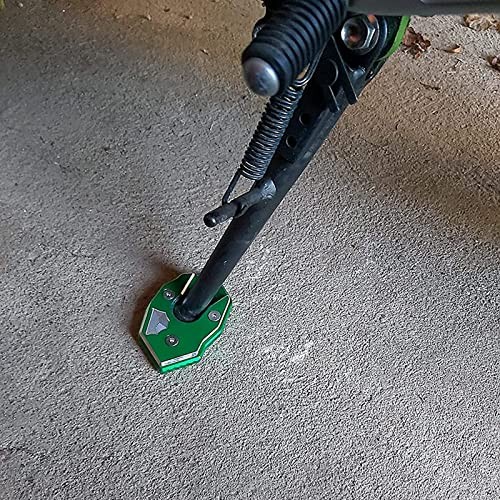 Motorcycle Kickstand Extender Foot Side Stand Extension Pad Support Plate