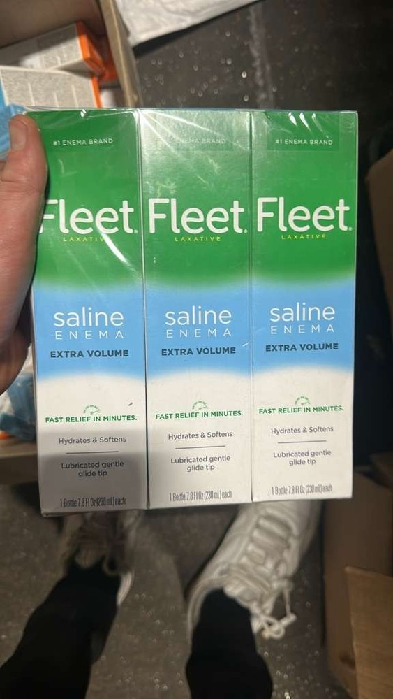 Fleet Laxative Saline Enema – Extra Volume (3-Pack)