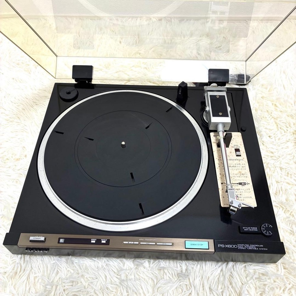 Sony PS-X600 Quartz Lock Direct Drive Fully Automatic Turntable Tested Working