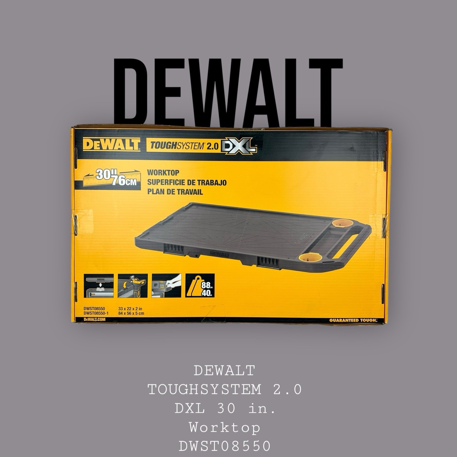 DEWALT DWST08550 TOUGHSYSTEM 2.0 DXL 30 in. Worktop