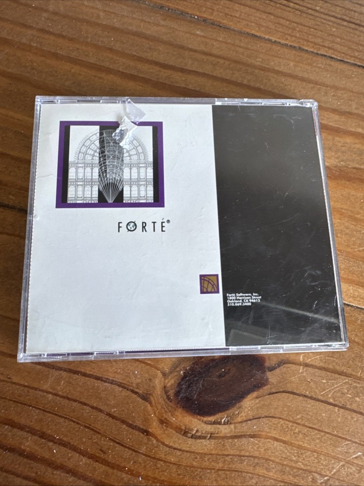 Forté Application Environment Software Inc Cd 1994 1995 Apple Faircom Objectivit