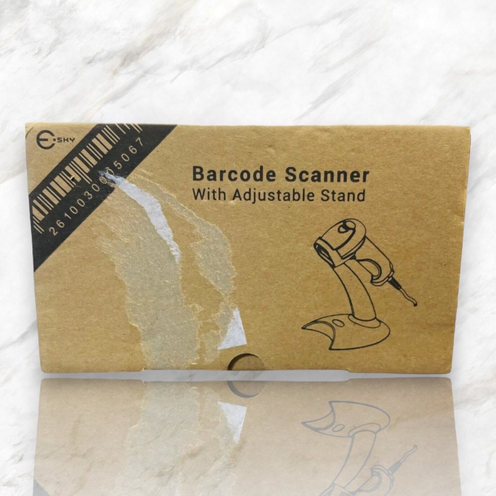 ESKY Laser Barcode Scanner with Adjustable Stand model FG9800