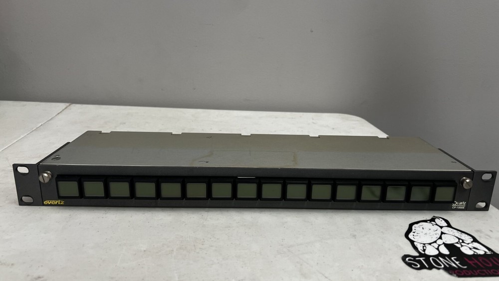 Evertz Quartz CP-1000E Intelligent Router Control Panel