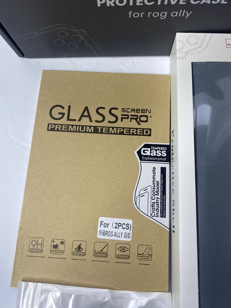 Protective Case with Kickstand+2 Pack Screen Protector+ 4 Joystick Protectors.