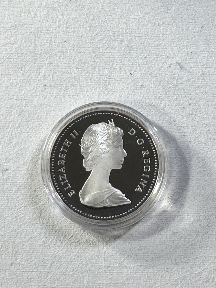 1984 Canada 1 Dollar Silver Proof Coin Toronto