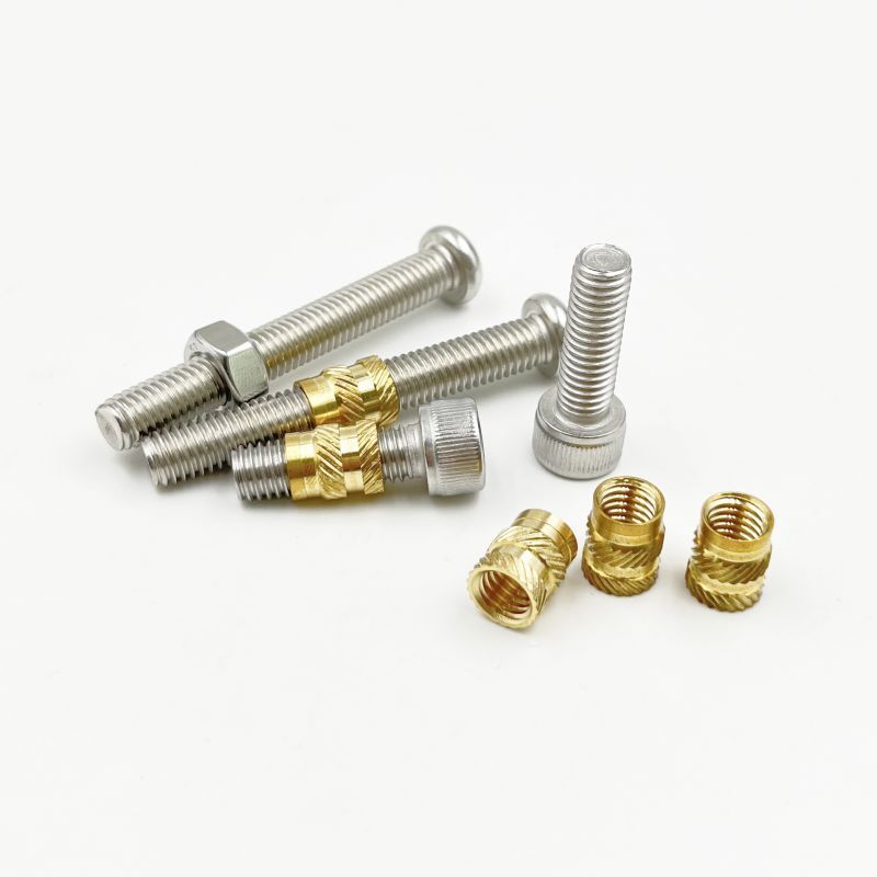 Hot Melt Insert Nuts Set Brass Double Twill Thread Heat Molding Embedment Kit