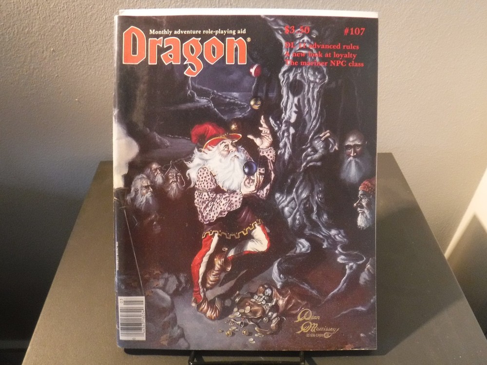 Dragon Magazine, Issue #107, March 1986